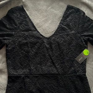 Bold Elements black lace dress